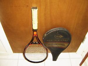 DUNLOP JOHN MCENROE Carbon Graphite Comp Tennis Racquet Vtg 95 Rare Racket 4 3/8