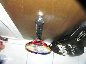 PRINCE React Lite LXT Tennis Racket 107 Oversize Vtg OS Racquet 4 3/8 gr + cover
