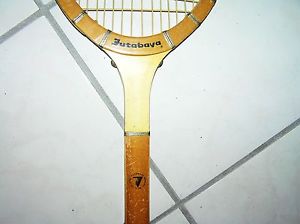 FUTABAYA Hi-Shot WOOD Tennis Racket Vtg Rare Retro 7 Japan Racquet 4 3/8 gr NICE