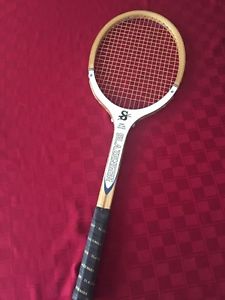 Rare Vintage 1970's SLAZENGER VIKING Bamboo and Fibre Reinforced Tennis Racket