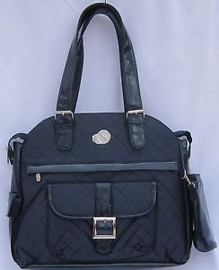 Whak Sak Ultimate Tote Silver Travel Gym Diaper Shop Tennis Laptop 15 x 16 T113