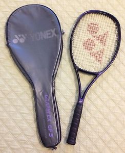 YONEX GRAPHLEX GF5 GRAPHITE TENNIS RACKET "MINT" W/CASE & NEW 4 1/2 GRIP JAPAN