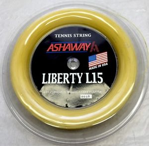 ASHAWAY TENNIS STRING...LIBERTY L15...PARTIAL 720 FOOT REEL