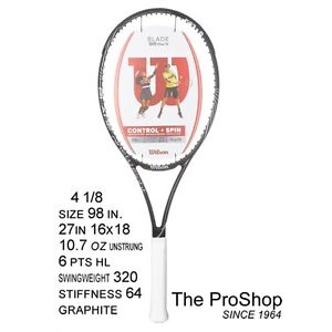 Wilson Blade 98 BLX 16x19 Racket Frame Grip 4 1/8