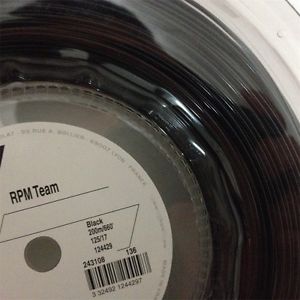 Tennis string RPM Team 125/17 Black tennis racket string