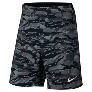 Nike Premier Gladiator Short 9 inch Camo Tennis Black XL