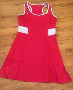 Duc Women's Tennis Dress Red White Medium M