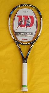 Wilson Juice 100 16x18 4-3/8 Grip Tennis Racquet - Brand New