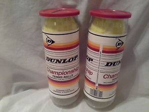 1980's VINTAGE DUNLOP TENNIS BALLS - NEW SEALED CANS