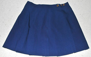 Tennis Skirt (Cycle)  Pleated Adj Wrap, Polyester (Colors)  Large W 30-32