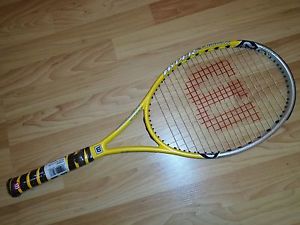 New Wilson Hyper Hammer Rollers 6.6 Mid Plus (98) Tennis Racquet. 4 3/8. T7266S3