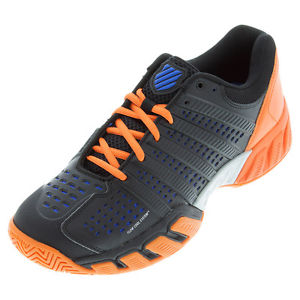 NEW K-Swiss Men’s Bigshot Light 2.5 Tennis Shoe – Black/Orange/Electric Blue