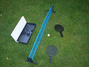 VINTAGE SOVIET USSR RUSSIAN COMPACT MINI TABLE TENNIS SET FOR CHILDREN