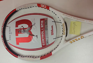 2014 Wilson PRO STAFF 90 TENNIS RACQUET, grip 4 1/4, CONTROL + SPIN NEW!!