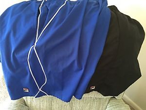 Men's Tennis Shorts - 2 XL - Nike, Head And Fila (2) - Lot Of 4 Pairs