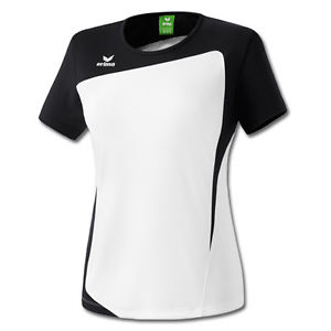 Erima Mujer Camiseta de tenis camiseta CLUB 1900 blanco / negro