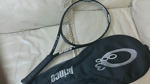 Prince O3 Silver OS Tennis Racquet and cover