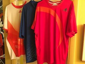 Adidas Men's Clima Cool Tennis Shirts 2 XL - Lot Of 3 Shirts