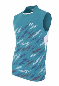 YONEX MENS CREW NECK GAME TEE SHIRT BLUE ASIA L