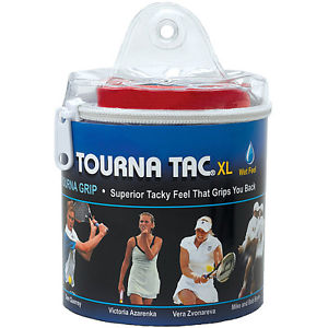 Tourna Tac White 30 Pack in Tour Travel Pouch