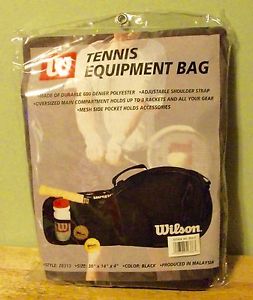 Wilson Tennis Equipment Bag Style Z8313 Black