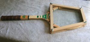 JACK KRAMER PRO, VINTAGE WOODEN Tennis Racquet 4-5/8 WILSON WITH PRESS, BEAUTY