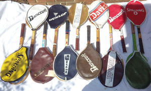 Vintage Wooden Tennis Racquets, Lot Of 12 Various Very Good Vintage Condition #1