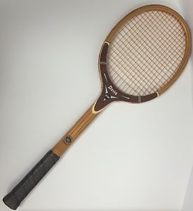 Wooden Tennis Racket TAD Davis Hi-Point Custom Made in USA Vintage