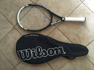 Wilson Hyper Hammer Carbon 5.3 Oversize Tennis Racquet & Cover 4 3/8