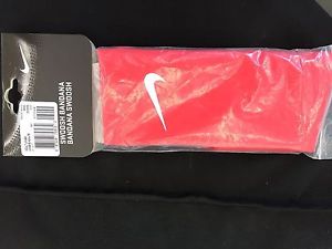 Brand NEW NIKE Pink / White Tennis Bandana