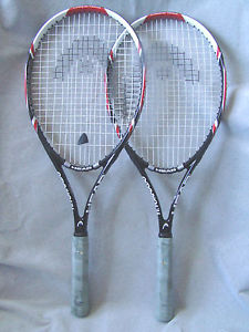 Lot of 2 HEAD Ti.Tornado Tennis Racquet 4 1/4 and 4 1/2 #16T47