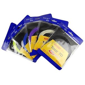 10x YOUBI TOUR70 (0.7mm)  Badminton strings, NEW