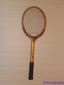 ANTIQUE VINTAGE 1960s SPALDING RIVIERA MODEL WOOD WOODEN TENNIS RACQUET RACKET