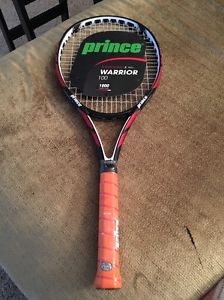 Prince Warrior 100 Tennis Racquet New! Strung 4 3/8 Exo3