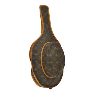 AUTHENTIC LOUIS VUITTON SPORTS TENNIS RACKET COVER CASE MONOGRAM VINTAGE NR06736