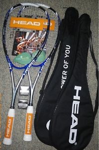 2 HEAD 150 CT SQUASH RACQUETS