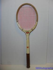 1950s ANTIQUE VINTAGE WILSON SPORT MODEL WOOD WOODEN TENNIS RACKET RACQUET VTG