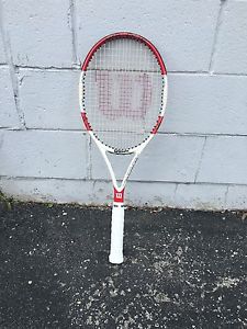 Used Wilson Six One 95S BLX 4 1/2 Adult Pre-Strung Tennis Racquet