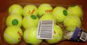 Tourna Green Dot Tennis Balls - #1 Kids Tennis Balls - 1 Dozen - 12 Balls!