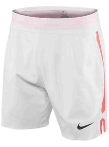 NIKE Men`s Gladiator Premier 7 Inch Tennis Short 6853117 Size M White