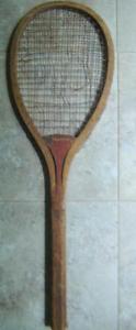 Vintage Wright & Ditson Championship Wood Tennis Racket Racquet Youths Model