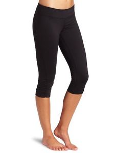 Soybu Womens Allegro Capri, Black, Medium