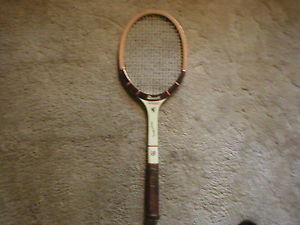 Vintage Bjorn Borg Bancroft Autograph Wooden Tennis Racket