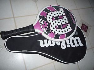 Wilson BLX Hope 4 1/4 Platform Tennis Paddle with cover