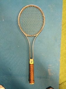 Vintage Wilson Tennis Racquet Racket Aluminum  4 5/8