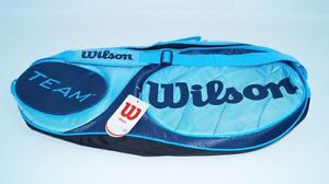 *NEW*Wilson Team 3 backpack blue Tennisbag 3er racket holder RH bag Tennis BLX