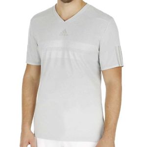 Adidas Tennis - Barricade ClimaChill V-Neck Tee (XL) Grey S00713