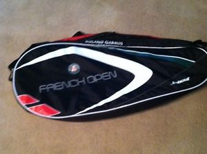 Babolat Tennis 6 Racquet Bag French Open Roland Garros Black Red Green White