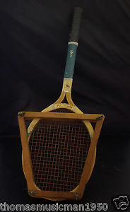 Vintage Wright & Ditson Wood Antique Tennis Racket Racquet