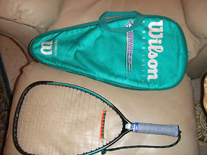 WILSON HAMMER 3.6 OVERSIZE RACQUETBALL RAQCUET EXCEL COND/w SOFT CASE
